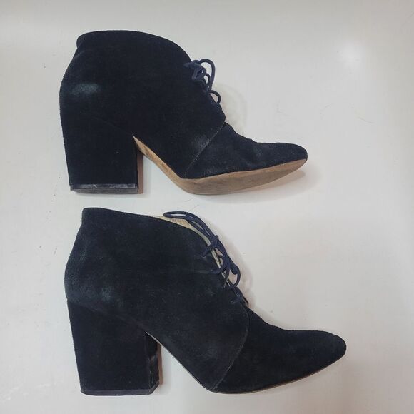 Kate Spade Suede Heeled Ankle Boots - Picture 8 of 15